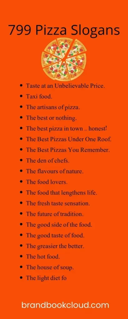 Best Pizzeria Slogans